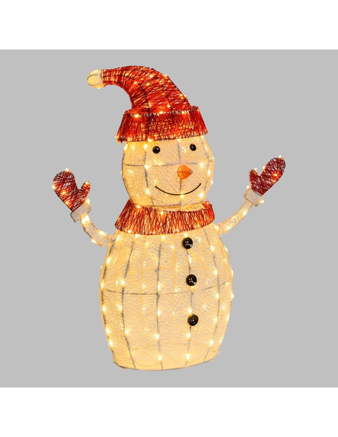 Pupazzo di Neve di Natale: La Magia di Natale con Illuminazione Personalizzabile