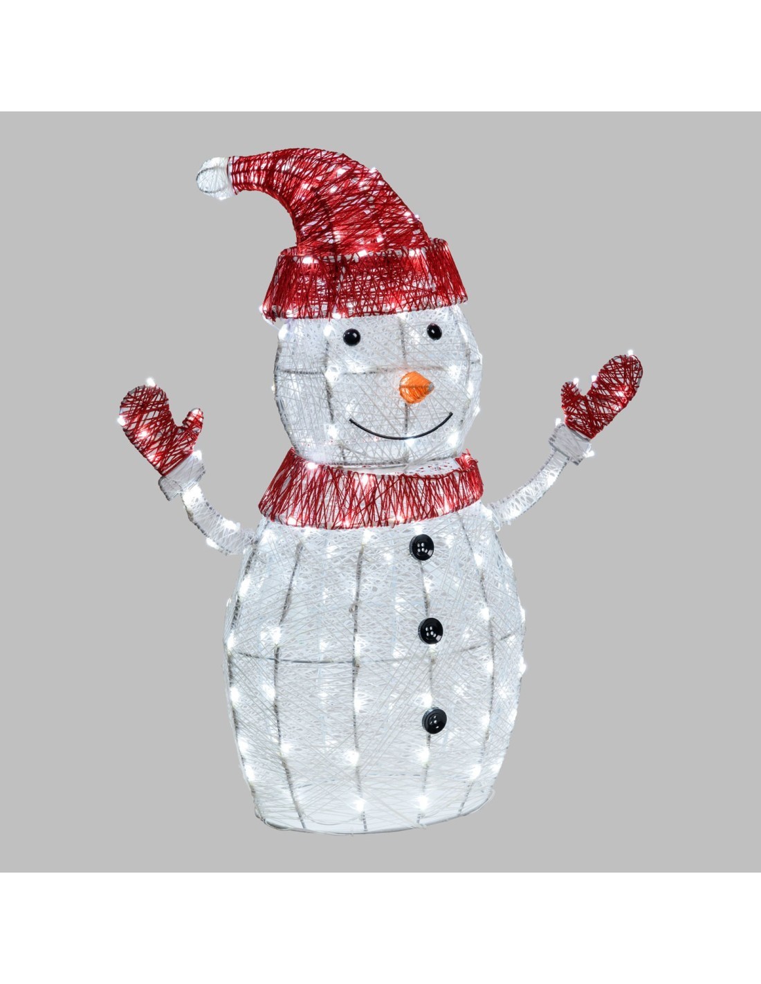 Pupazzo di Neve di Natale: La Magia di Natale con Illuminazione Personalizzabile