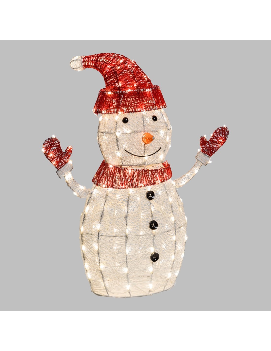 Pupazzo di Neve di Natale: La Magia di Natale con Illuminazione Personalizzabile