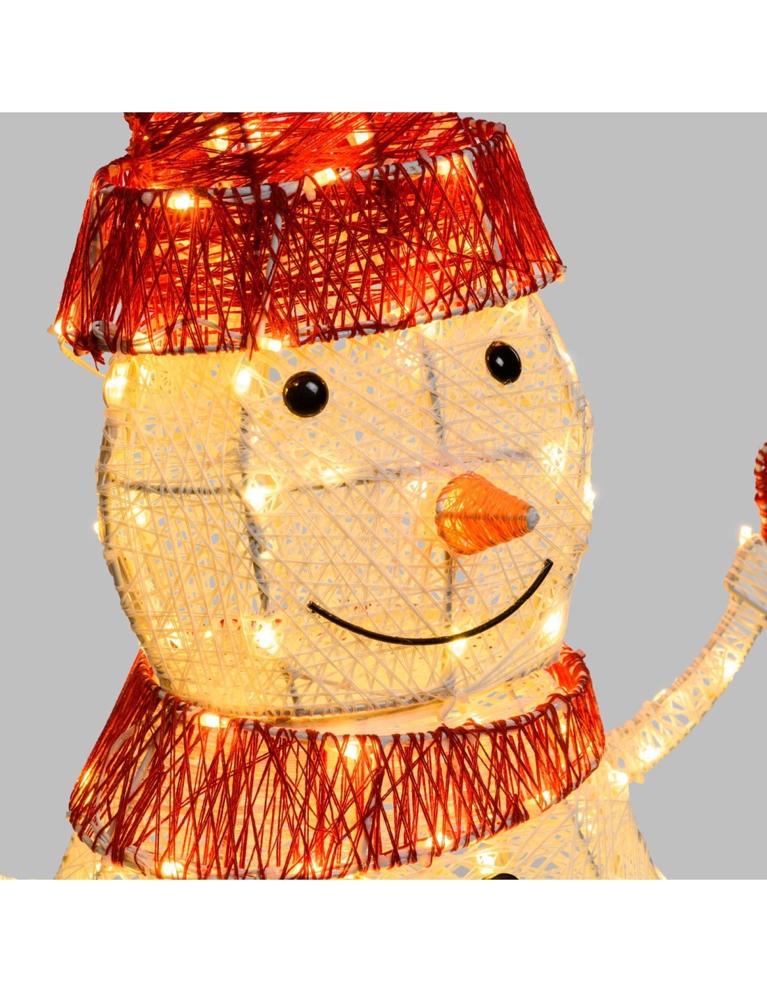 Pupazzo di Neve di Natale: La Magia di Natale con Illuminazione Personalizzabile