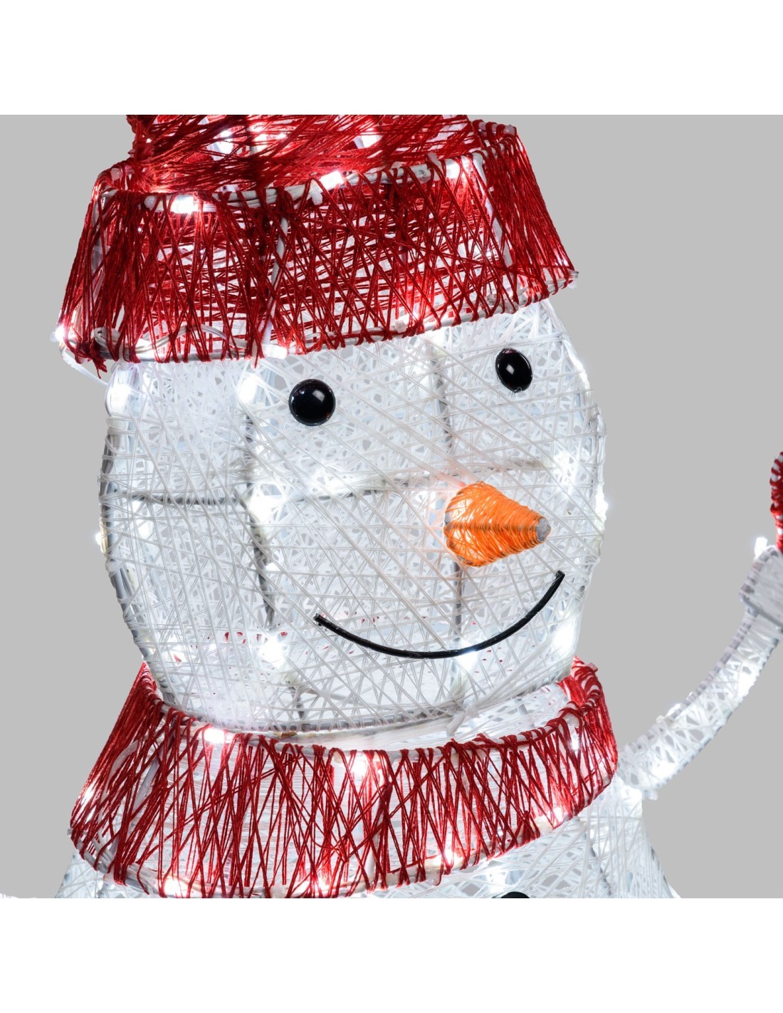 Pupazzo di Neve di Natale: La Magia di Natale con Illuminazione Personalizzabile