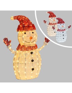 Pupazzo di Neve di Natale: La Magia di Natale con Illuminazione Personalizzabile