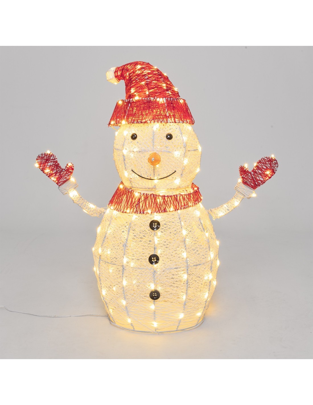 Pupazzo di Neve di Natale: La Magia di Natale con Illuminazione Personalizzabile