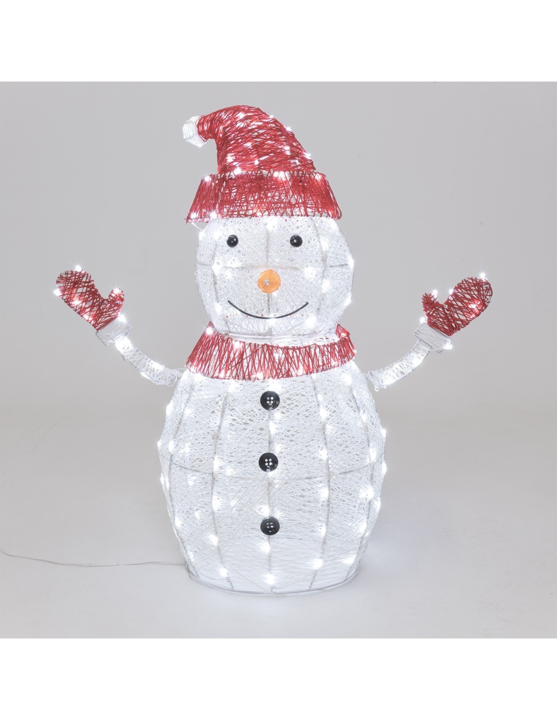 Pupazzo di Neve di Natale: La Magia di Natale con Illuminazione Personalizzabile