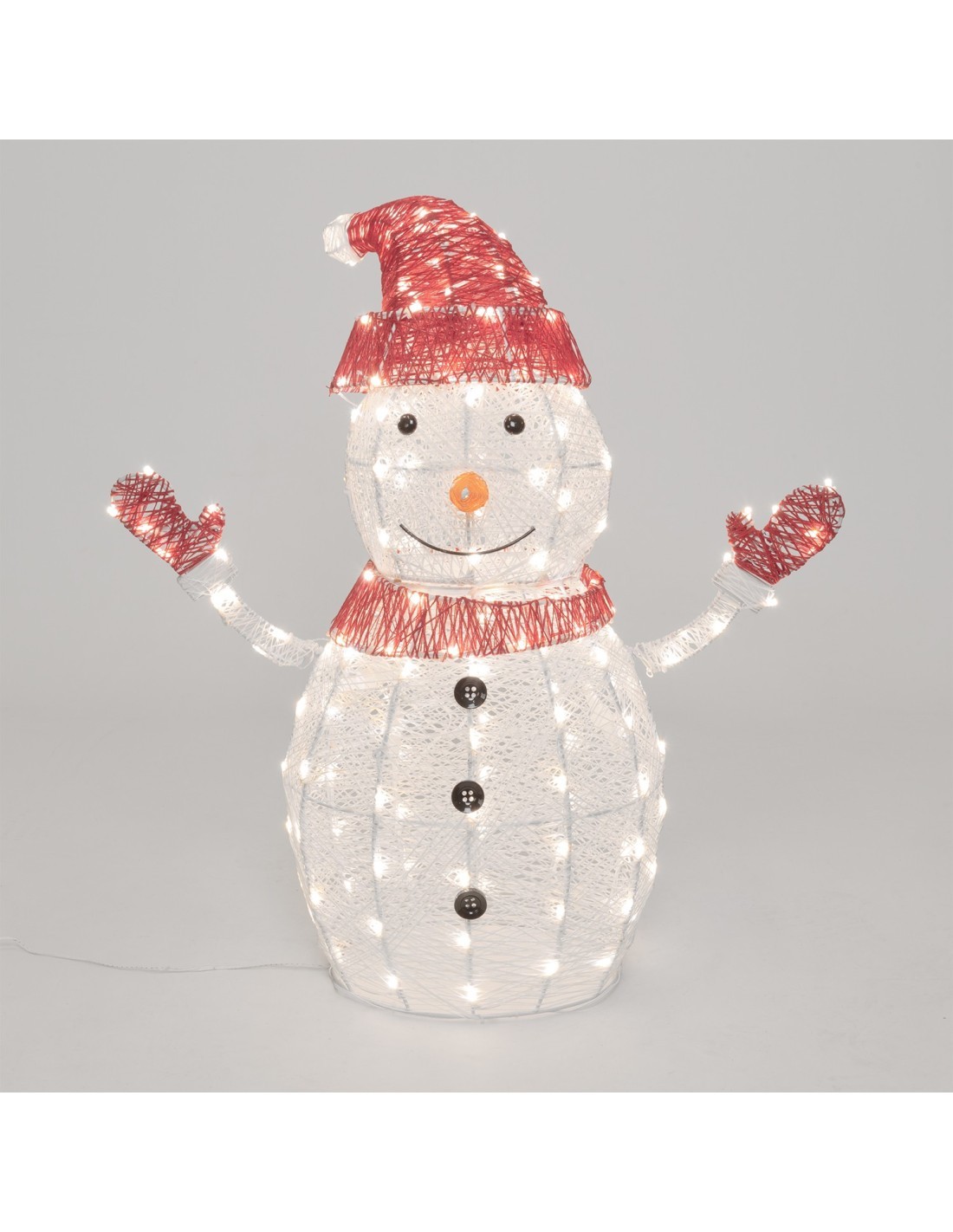 Pupazzo di Neve di Natale: La Magia di Natale con Illuminazione Personalizzabile