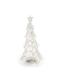 Albero in Vetro con Luci di Natale - La Magia di Natale a casa tua