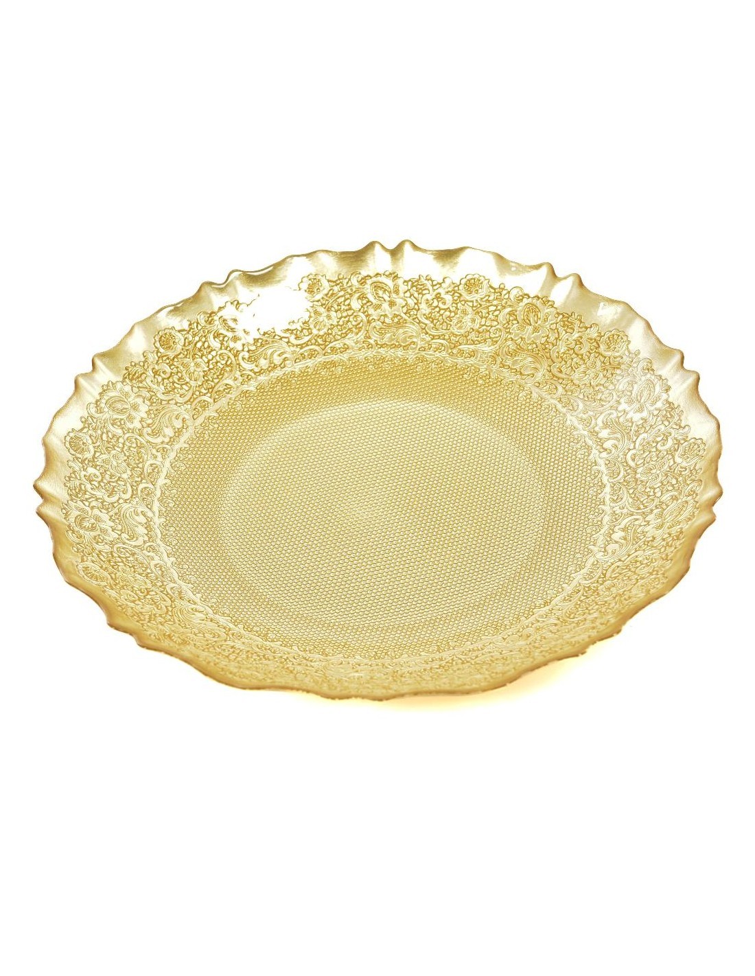 CENTROTAVOLA 67022 VETRO CAMPIGLIO ORO 40CM