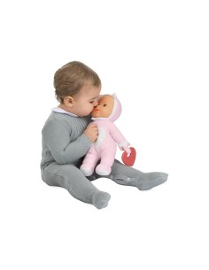 Chicco Gioco La Mia Prima Bambola Rosa - Con Cuore Massaggiagengive per Dentizione, Lavabile e Morbida