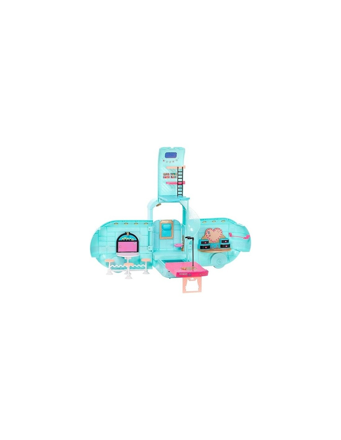 L.O.L. Surprise! Camper Glam N' Go 4 in 1, Set da Gioco con Oltre 50 Sorprese | Età 4+