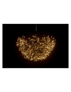 Sfera Microled Nera D100 cm 3750 LED Bianco Caldo di Natale - La Magia di Natale a casa tua
