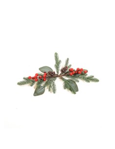 Dietroporta Natalizio 36x16 cm con Bacche di Natale - La Magia di Natale a casa tua