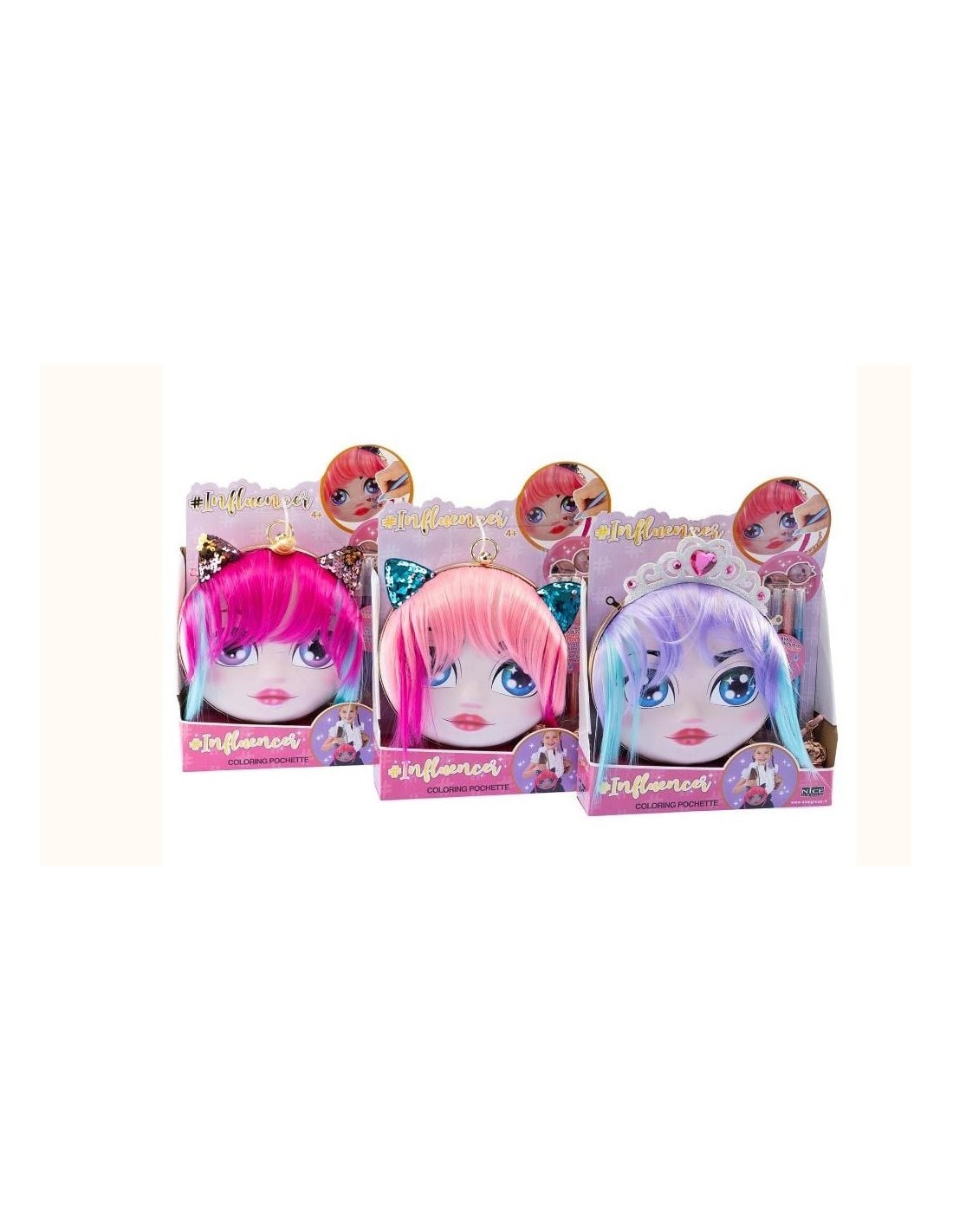 INFLUENCER 92030 POCHETTE ASSORTITE CON PENNARELLI