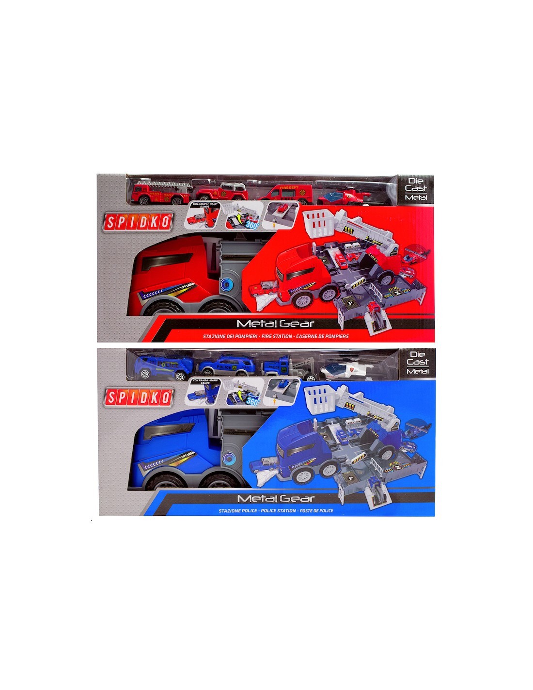 CAMION 42437 PLAYSET CON 4 VEICOLI ASSORTITO
