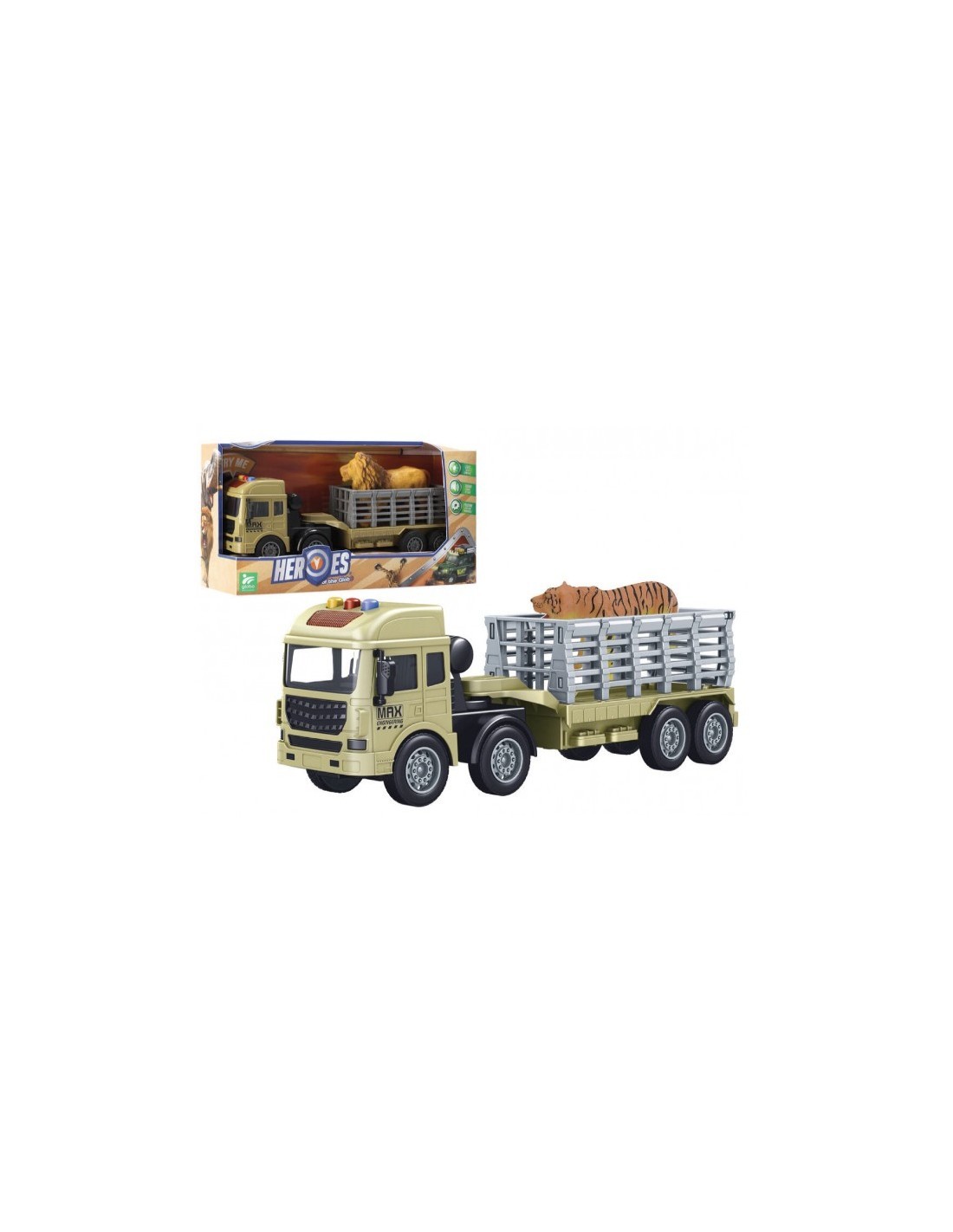 CAMION 42449 FRIZIONE CON ANIMALE ASSORTITO LUCI E SUONI