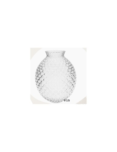 VASO VETRO CHIC 24X29CM ARIA