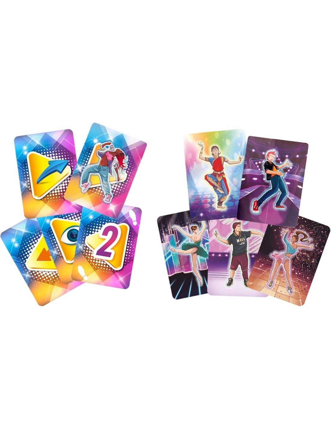 DANCE FEVER, PARTY CARD GAME, BALLA, RIDI, RIPETI, GIOCO DI CARTE PER BAMBINI E ADULTI
