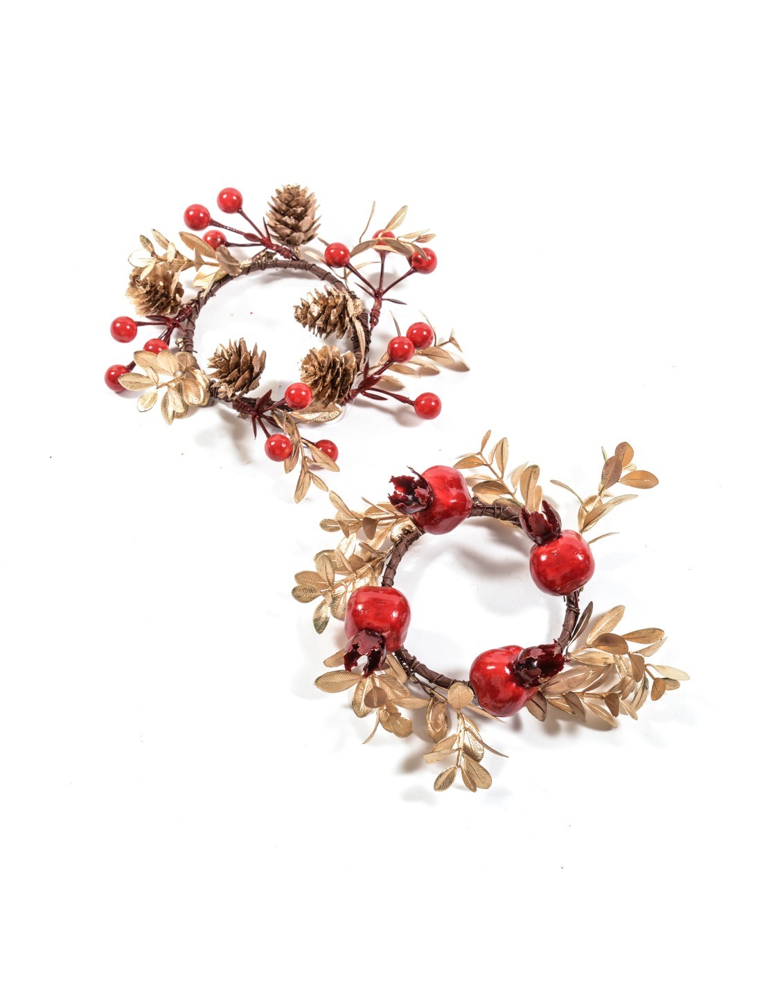 Girocandela Natalizio 19x4,5cm Assortito - Decorazione Festiva per la Tua Casa