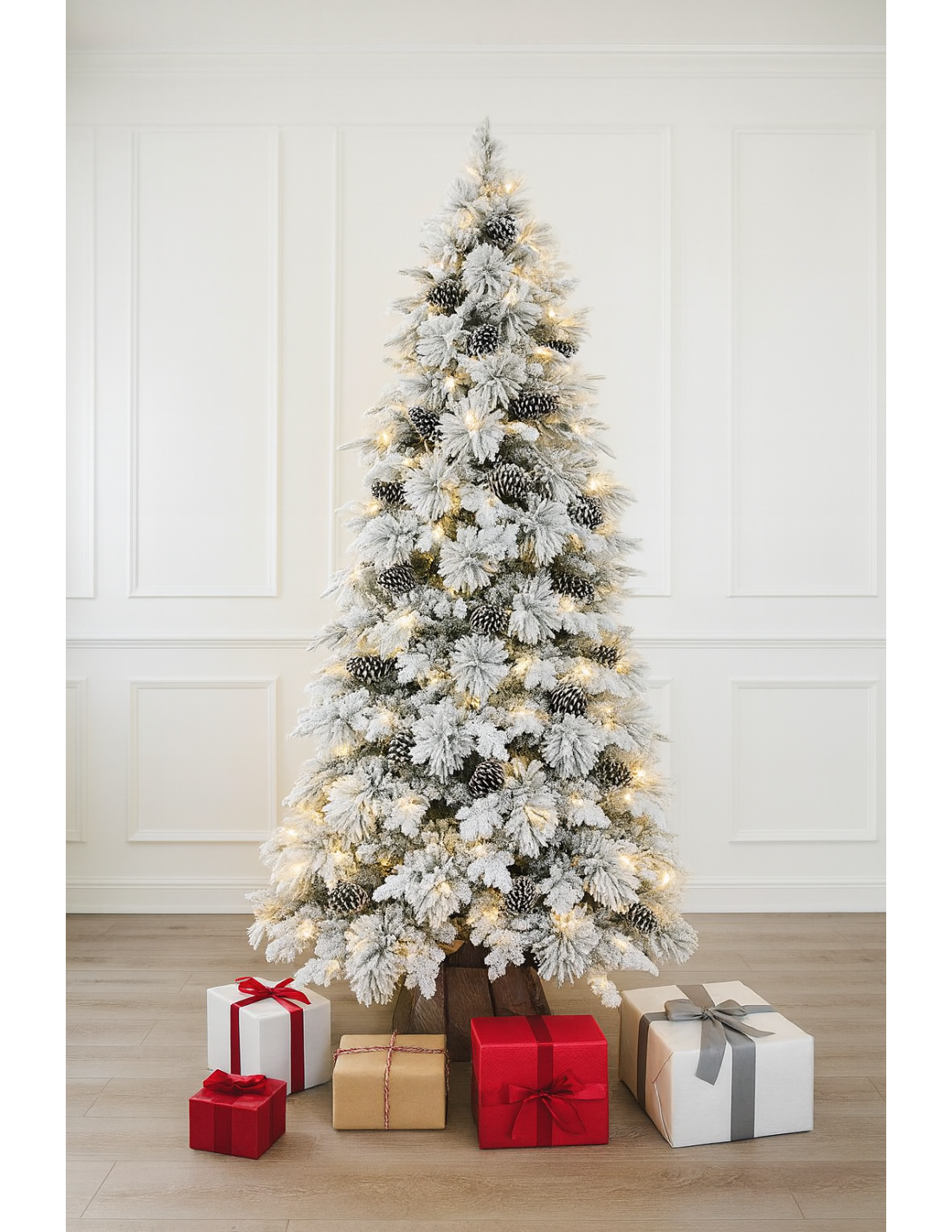 Albero di Natale Innevato Chamonix 210 cm | TreG Ingrosso