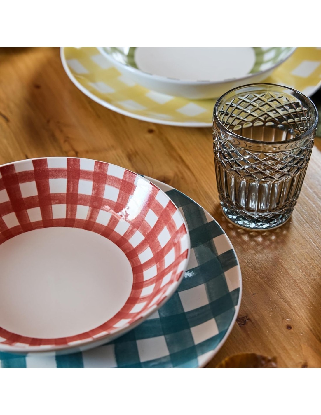 Tognana Caledonia Servizio Piatti 18 Pezzi in Porcellana Multicolor per 6 Persone