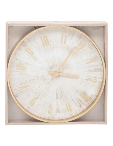 Orologio da Parete Izzie D30cm Dorato, Design Moderno ed Elegante per Ogni Ambiente