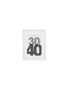 Cornice Foto Éva 30x40 cm Bianco | Elegante Cornice in Legno per Arredo Casa