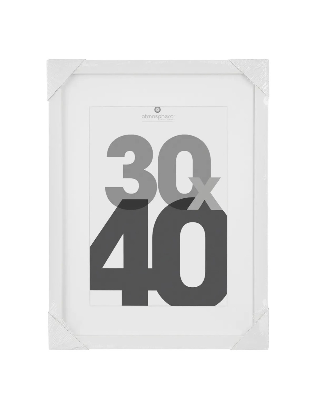 Cornice Foto Éva 30x40 cm Bianco | Elegante Cornice in Legno per Arredo Casa