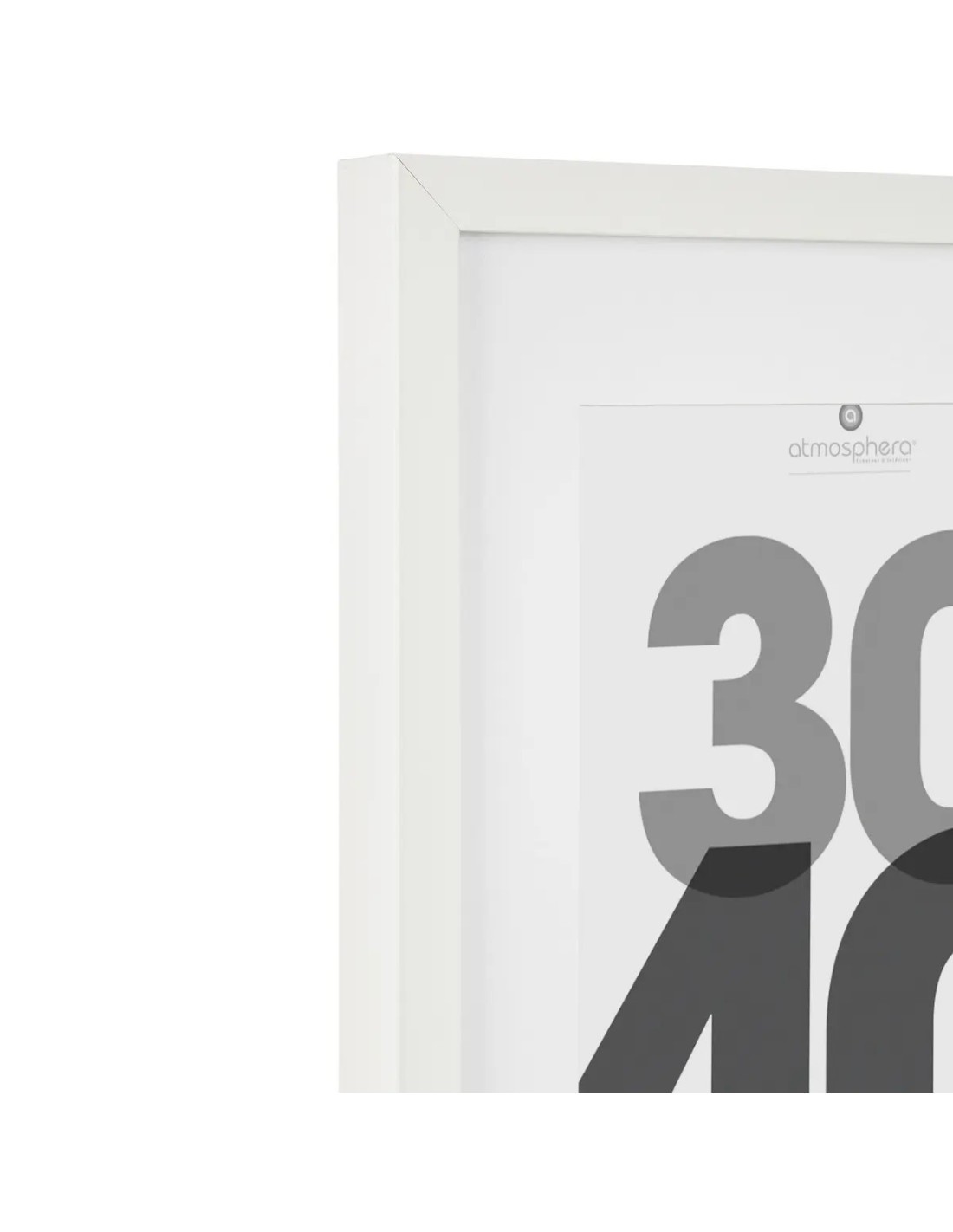Cornice Foto Éva 30x40 cm Bianco | Elegante Cornice in Legno per Arredo Casa