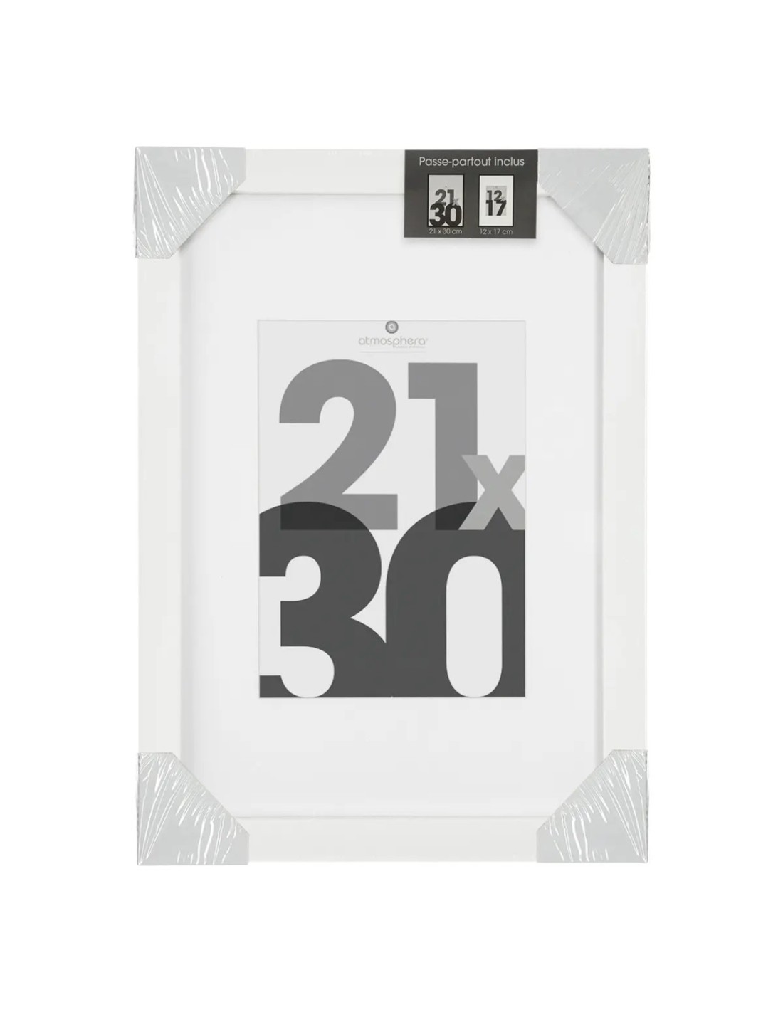 Cornice Foto Éva 21x30 cm Bianco | Elegante Cornice in Legno per Arredo Casa