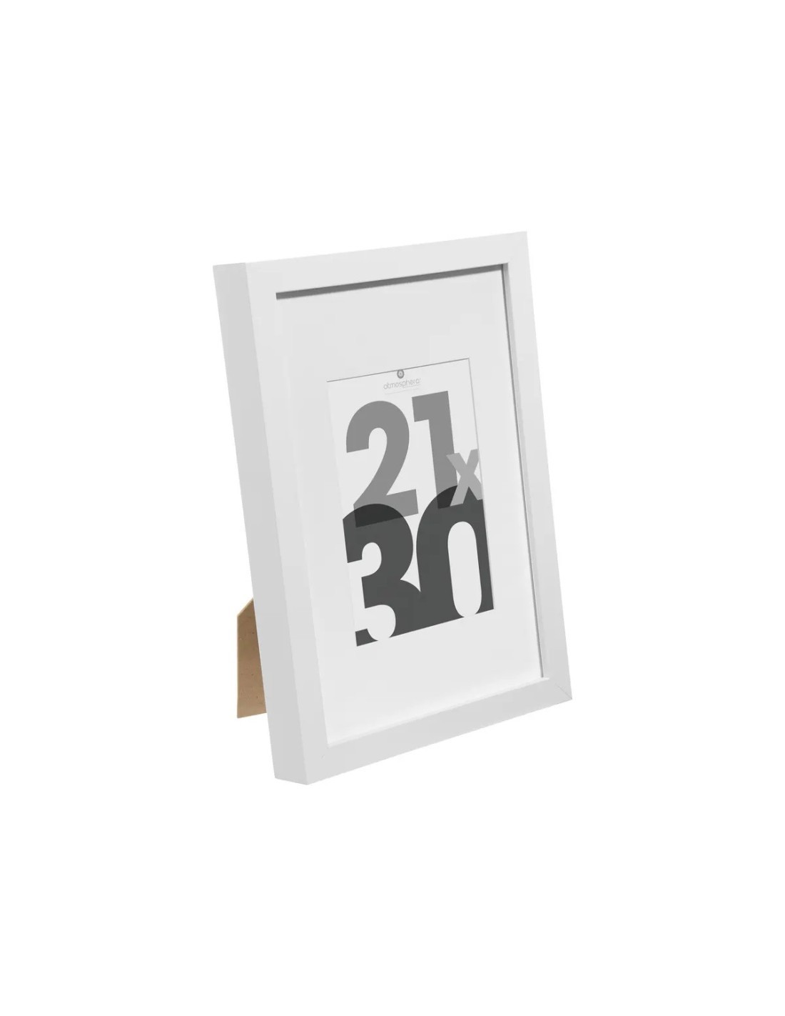 Cornice Foto Éva 21x30 cm Bianco | Elegante Cornice in Legno per Arredo Casa