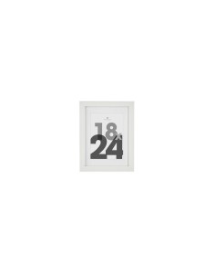 Porta Foto Da Appoggio Éva in Legno Bianco 18x24 cm | Cornice Elegante e Moderna per Arredo Casa