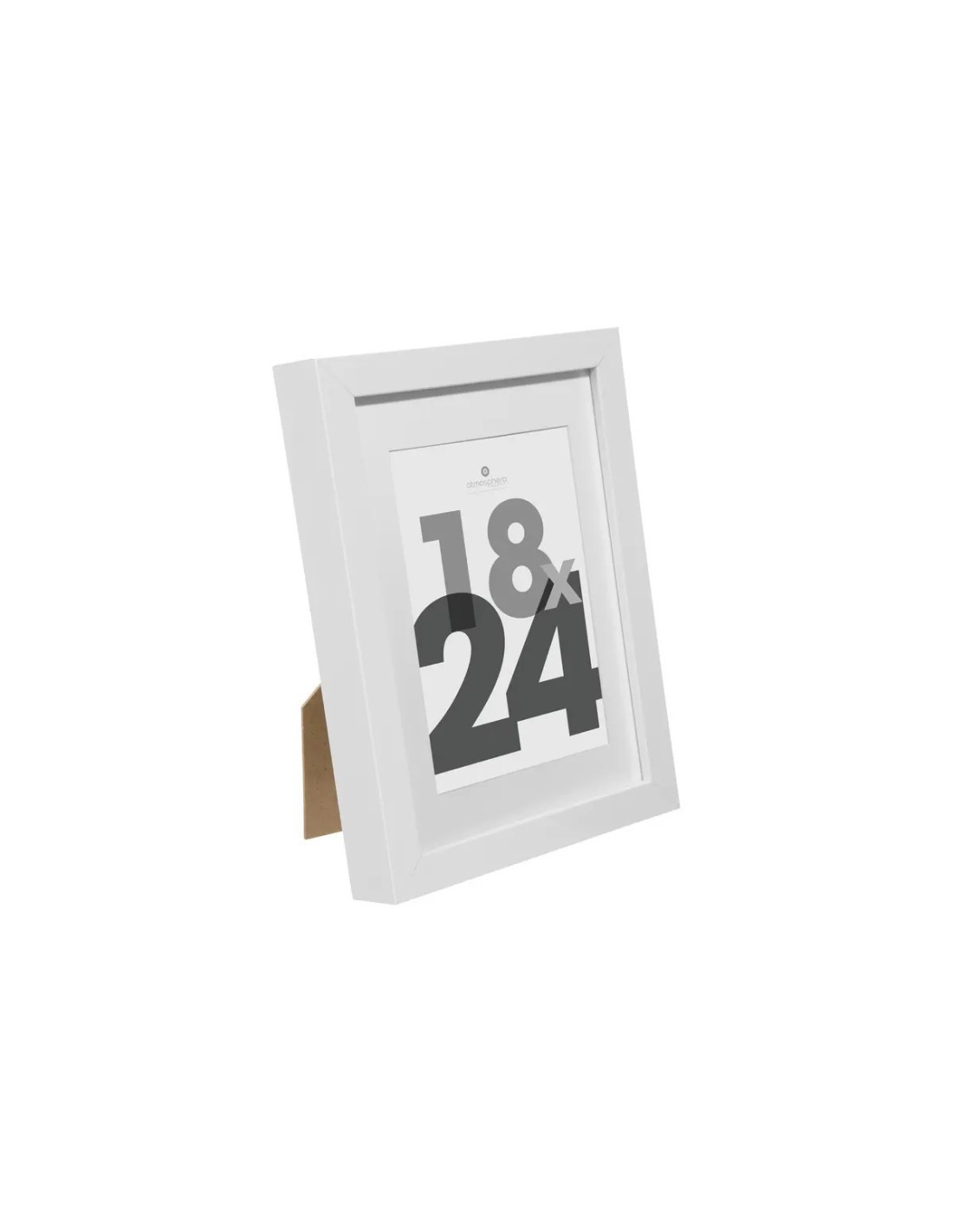 Porta Foto Da Appoggio Éva in Legno Bianco 18x24 cm | Cornice Elegante e Moderna per Arredo Casa