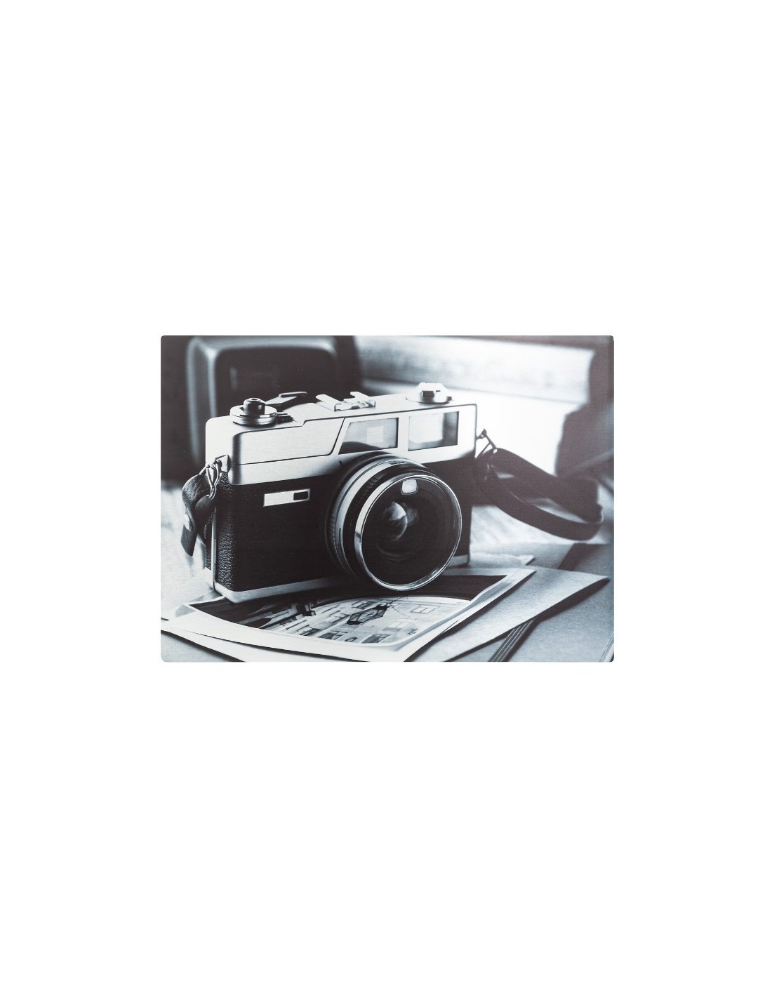 Quadro Tela Nuno 50x70 cm, stampa bianco e nero, decorazione parete moderna, arte minimalista, tela MDF