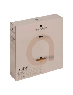 Lampadario Jody 35x95 cm, lampadario vetro ambra, illuminazione moderna, design elegante, lampadario sospeso 2