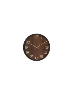 Orologio Ivana D38cm Legno Scuro | Orologio da Parete Elegante in Legno