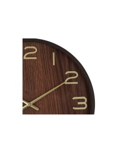 Orologio Ivana D38cm Legno Scuro | Orologio da Parete Elegante in Legno 2
