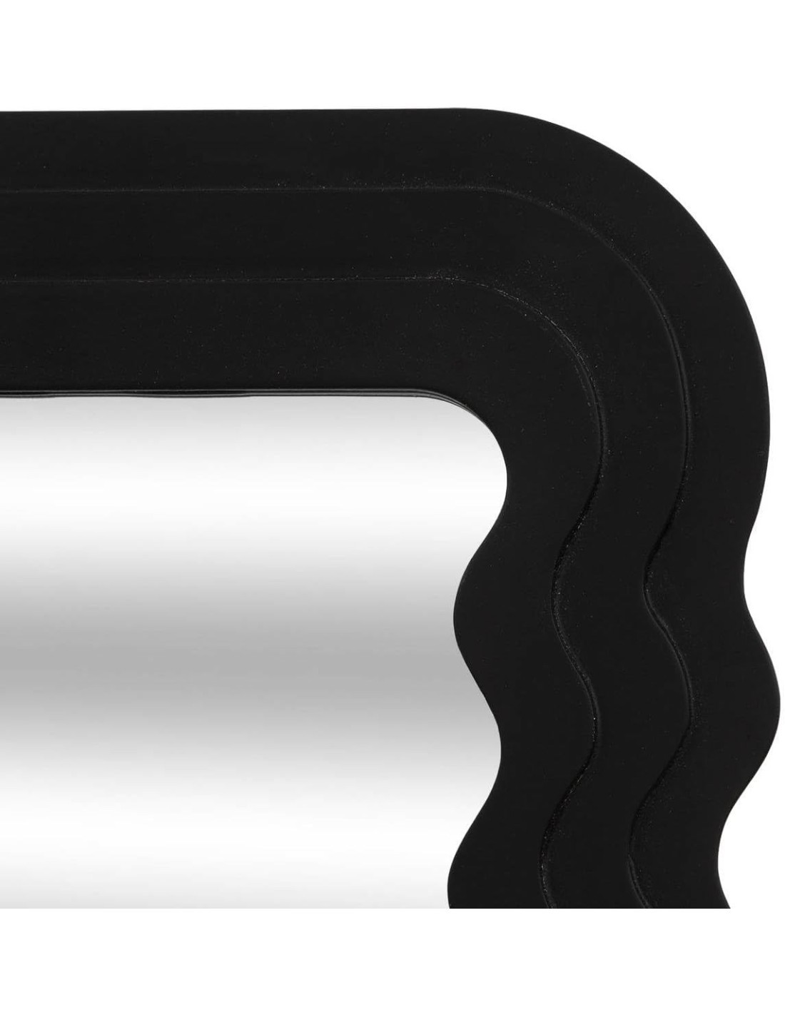 Specchio Bisellato Nero 40x55 cm, Elegante Design in MDF | Specchio BISAUTE