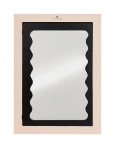 Specchio Bisellato Nero 40x55 cm, Elegante Design in MDF | Specchio BISAUTE