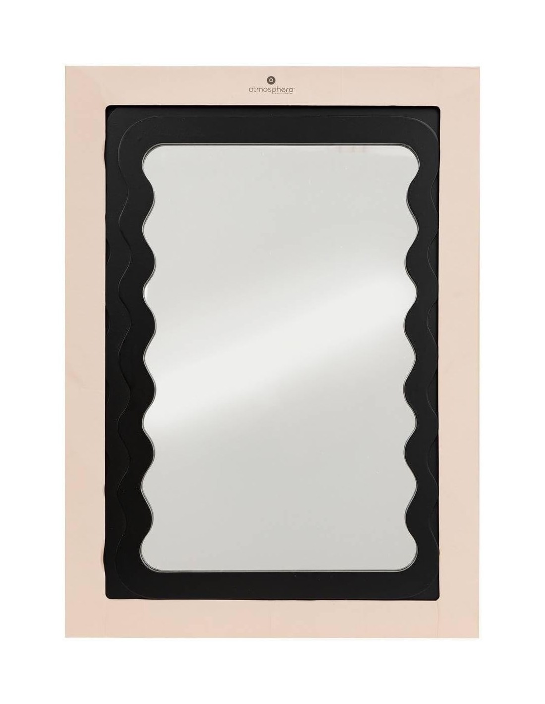 Specchio Bisellato Nero 40x55 cm, Elegante Design in MDF | Specchio BISAUTE