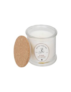 Candela Fiori di Cotone 500gr, profumo delicato, cera di qualità, candela grande, arredo casa, fragranza fresca