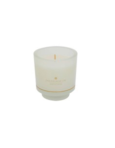 Candela profumata ILAE Fiori di Lino 225g, delicata fragranza floreale, atmosfera fresca, cera di alta qualità