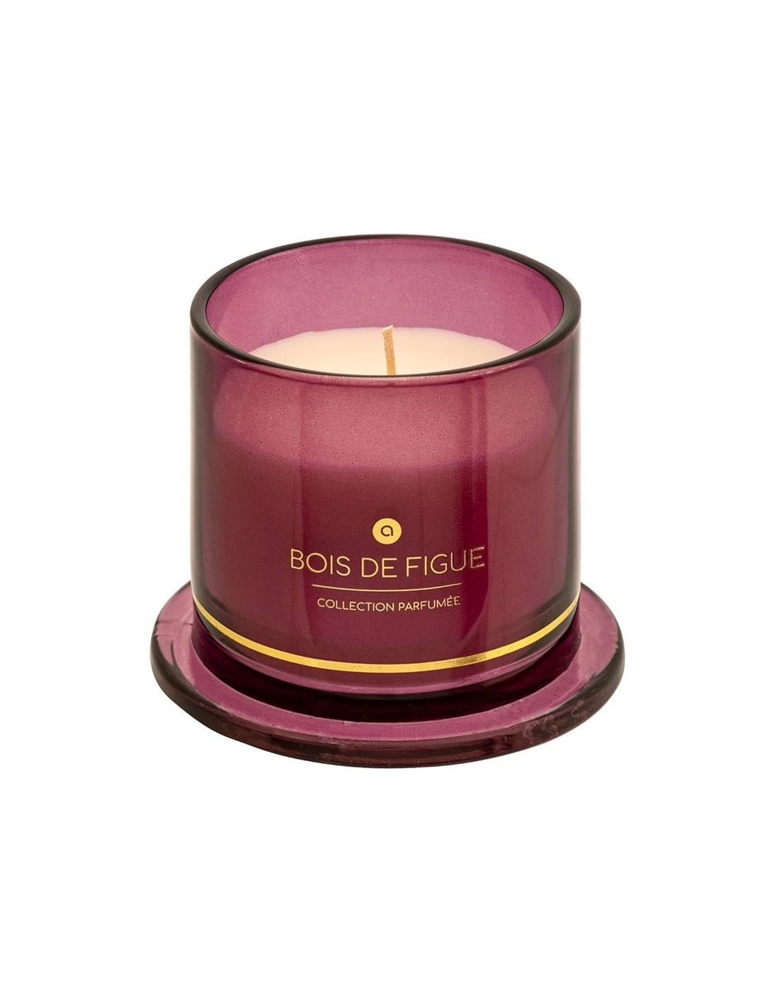 Candela profumata legno di fico  240g, Atmosphera, fragranza dolce, design elegante, lunga durata, idea regalo raffinata