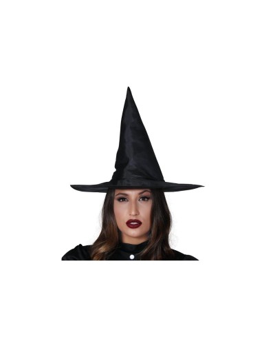 Cappello Nero da Strega per Donna, Accessorio Halloween