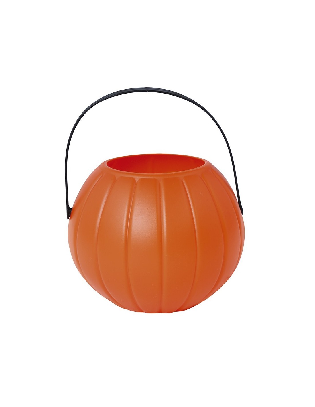 Cestino Zucca, 11 cm, Colore Arancio, Decorazione Halloween