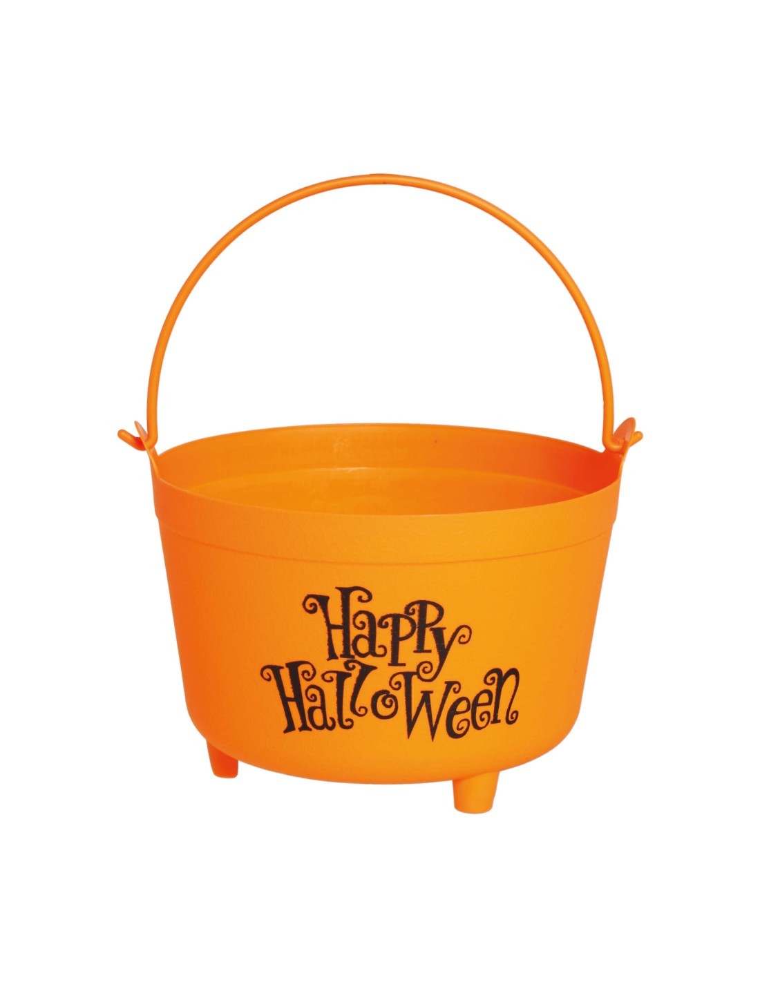 Calderone Arancione, 30 cm, Decorazione Halloween