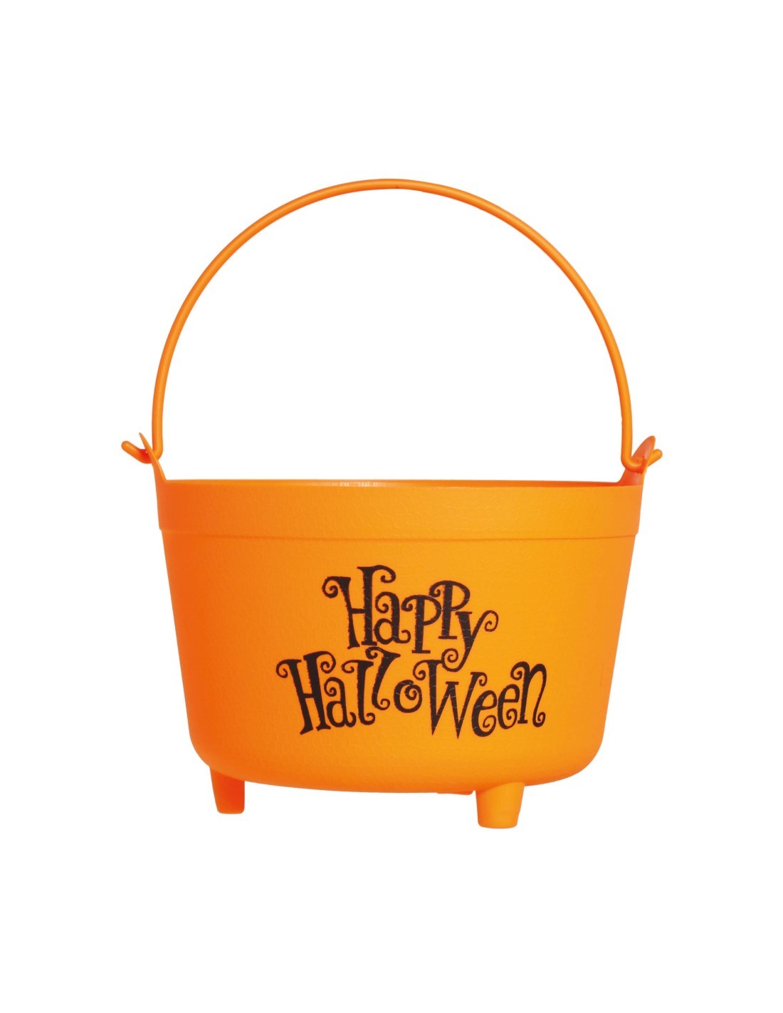 Calderone Arancione, 30 cm, Decorazione Halloween