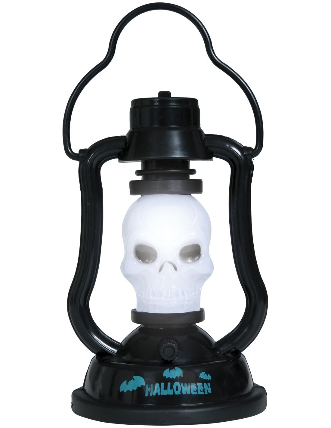 Lanterna Teschio con Luce e Suono, 15 cm, Decorazione Halloween