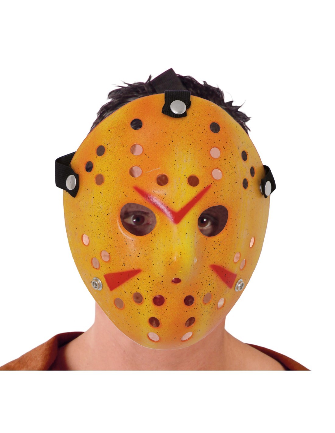 Maschera Horror in PVC, Accessorio per Feste e Halloween