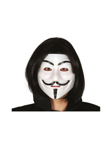 Maschera Indignato, Accessorio per Feste, Travestimenti e Halloween