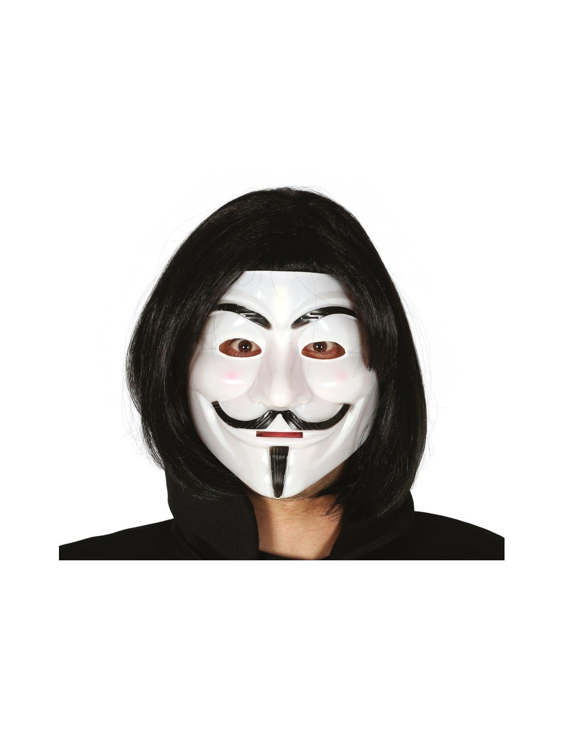 Maschera Indignato, Accessorio per Feste, Travestimenti e Halloween