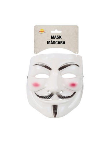 Maschera Indignato, Accessorio per Feste, Travestimenti e Halloween
